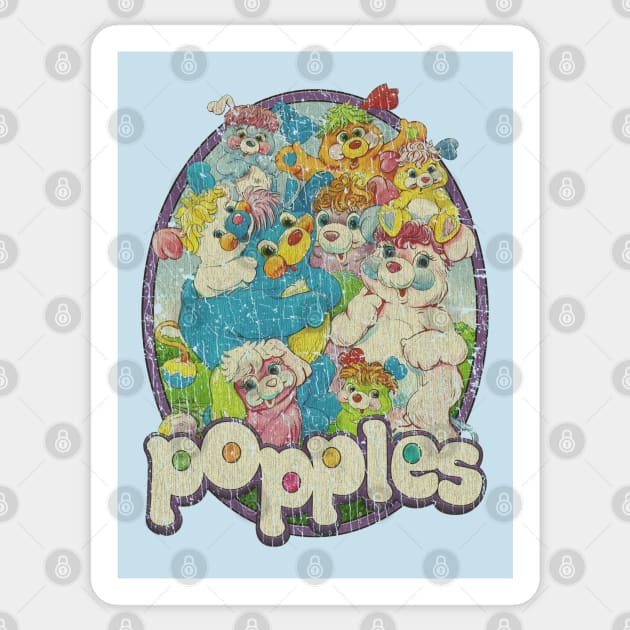 80s toys: Popples Friendship Crew 1986 Sticker by JCD666